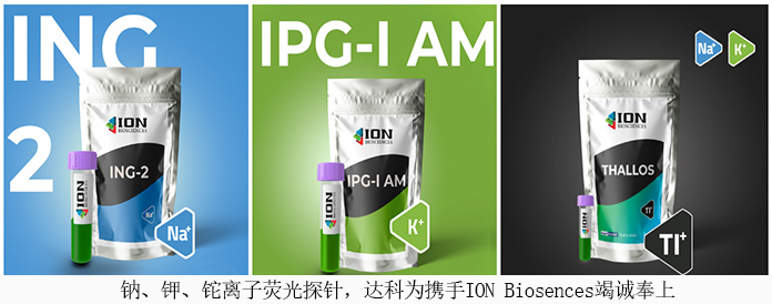 鈉、鉀、鉈離子熒光探針，達(dá)科為攜手ION Biosences竭誠(chéng)奉上